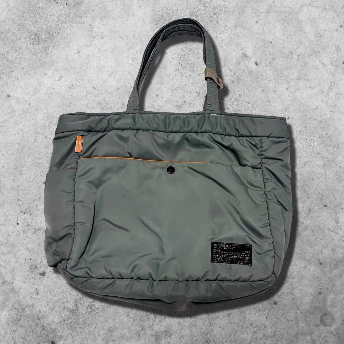 HARVEST LABEL ハーヴェストレーベル フライヤーズ MA-1 生地 トート