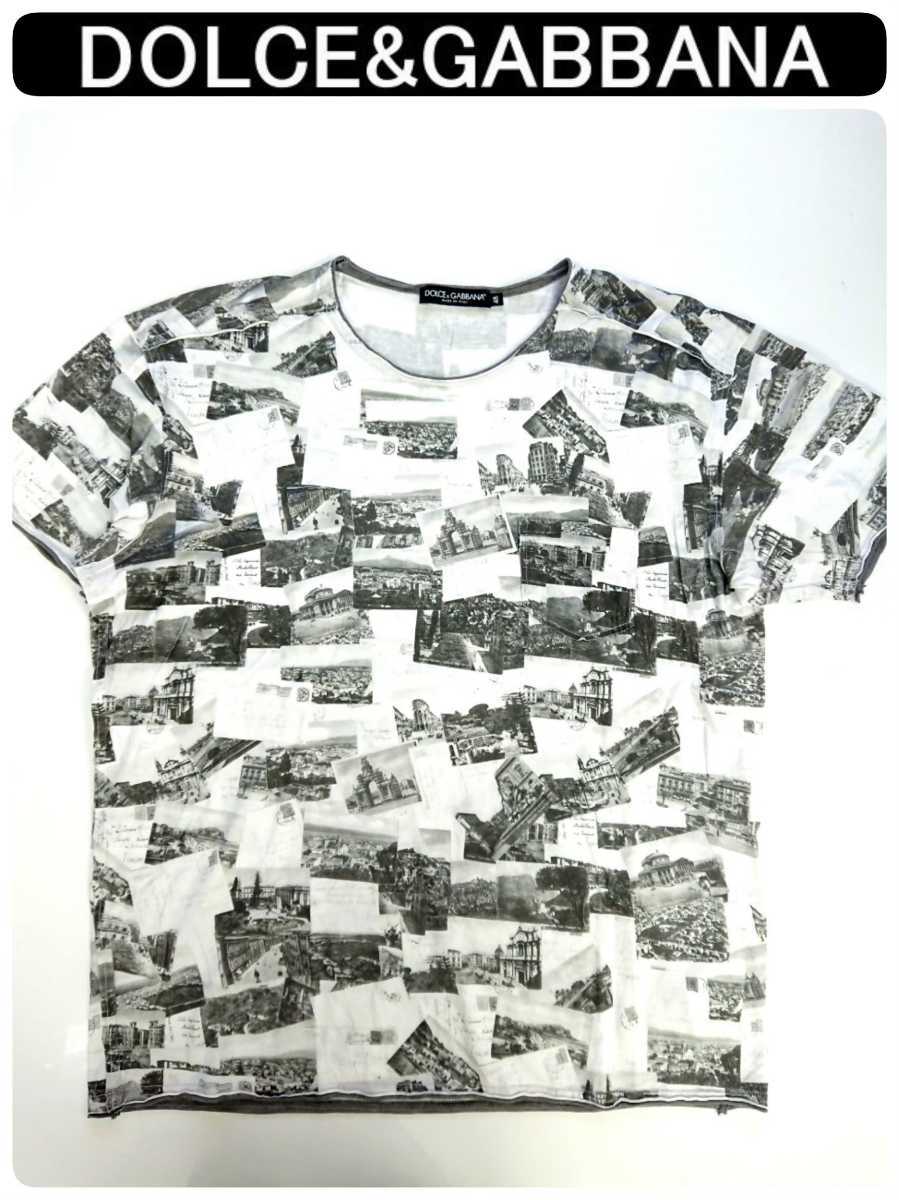 豊富な安い 美品 Dolce & Gabbana プリント柄 tシャツ 2FZx9