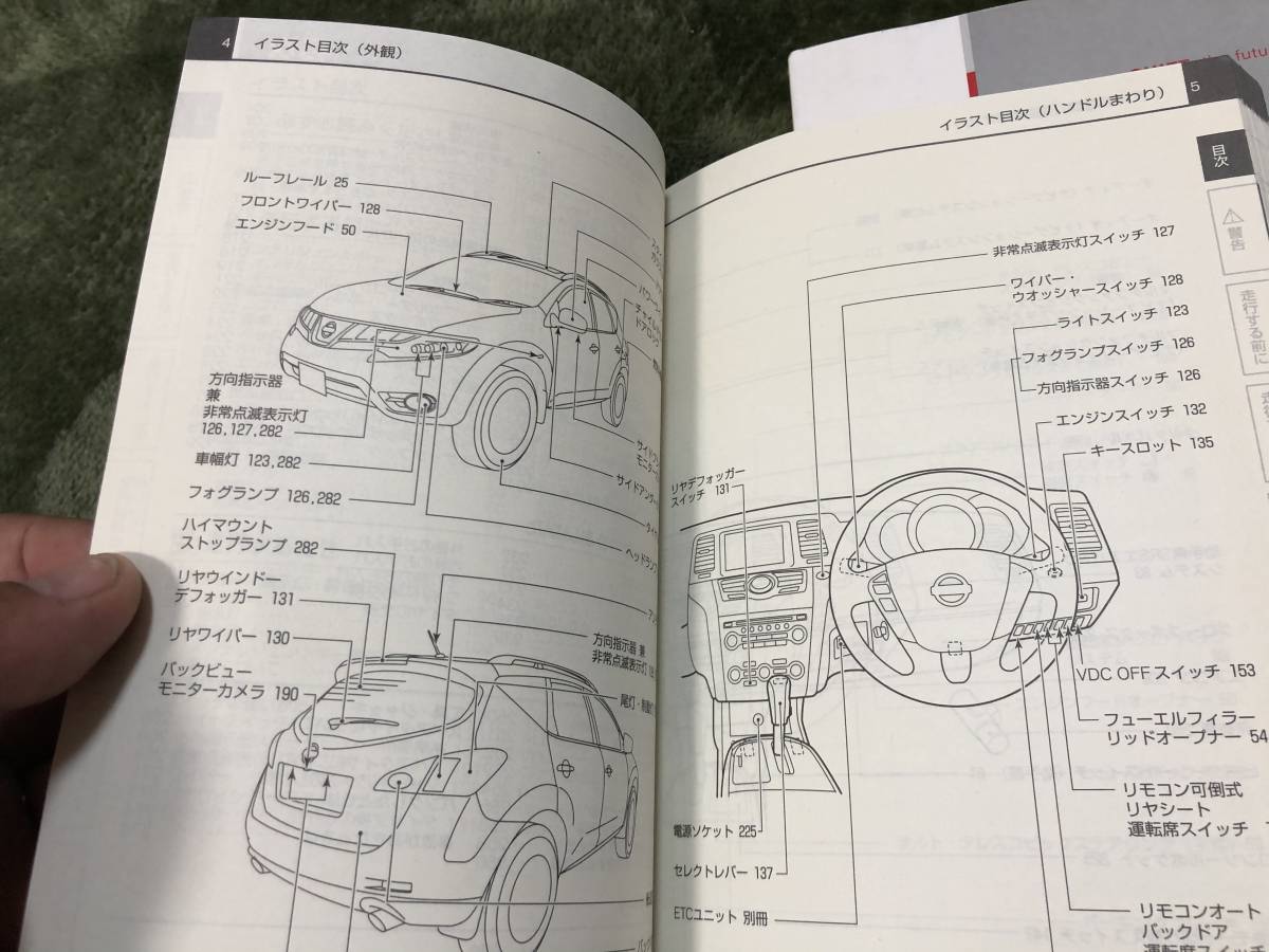 【ムラーノ】取扱説明書　日産　ニッサン（20/9）　★全国送料無料★_画像2