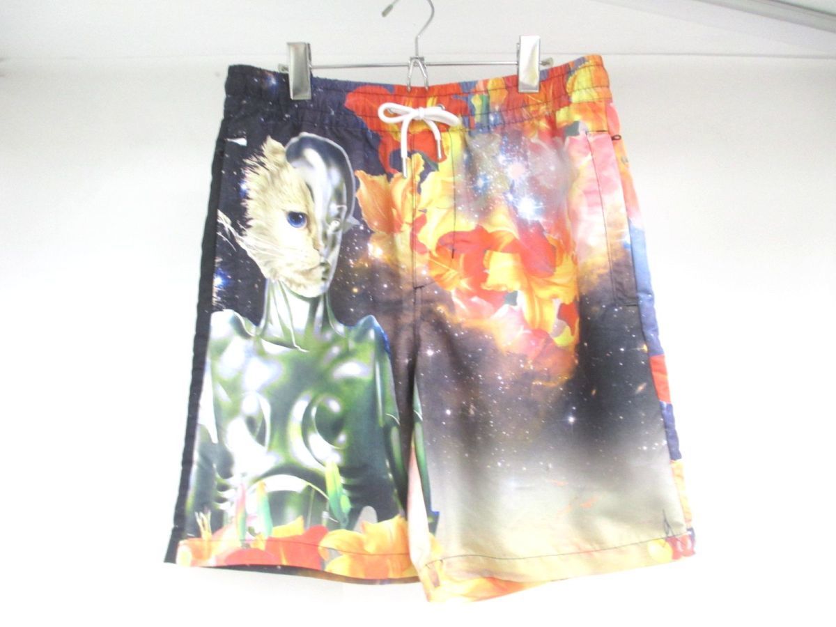 RIPNDIP リップンディップ Galactica Swim Shorts Black ショートパンツ SIZE:S 中古 メンズ ∴WF1479_画像1