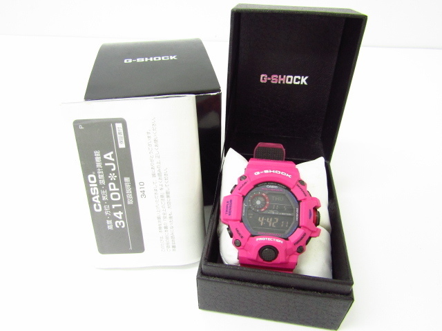 ブランドのギフト CASIO G-SHOCK デジタル腕時計♪AC18408 GW-9400SRJ-4JF RANGEMAN G-ショック カシオ その他