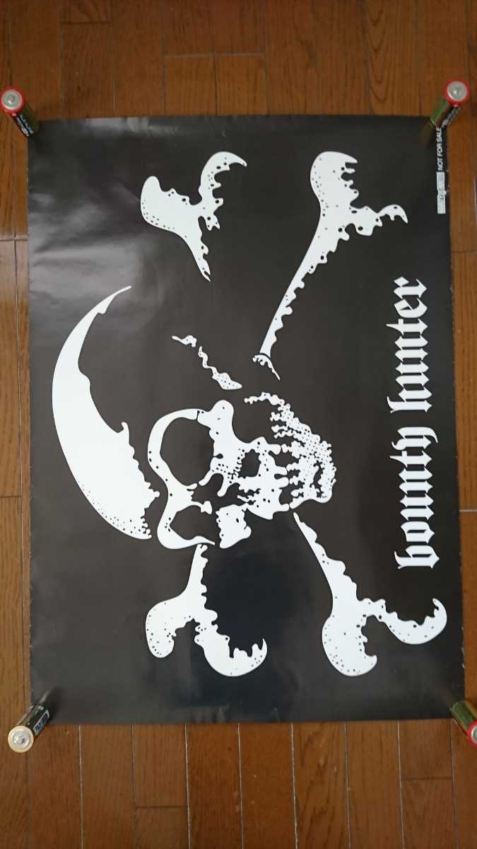  ultra rare!NOT FOR SALE!BOUNTY HUNTER Bounty Hunter Skull Cross bo-n extra-large poster 1 sheets used / not for sale 