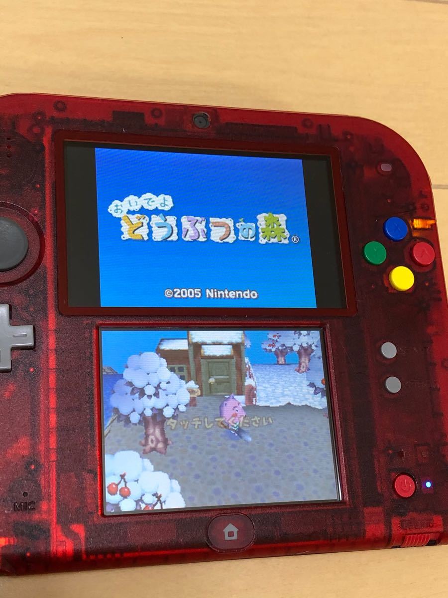 ニンテンドー　2DS ポケットモンスター赤限定パック　クリアレッド本体のみ