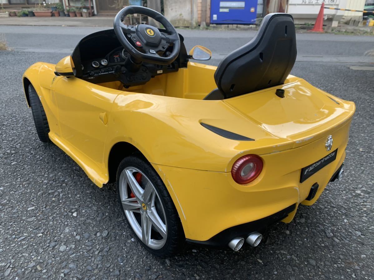 中古動作確認ナシスレ傷ありフェラーリベルリネッタスポーツカーferrari F12 Berlinetta イエロー電動乗用ラジコンカー 日本代購代bid第一推介 Funbid 中古動作確認ナシスレ傷ありフェラーリベルリネッタスポーツカーferrari F12 Berlinetta イエロー電動乗用ラジコンカー 日本代購代bid第一推介 Funbid