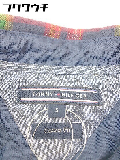 ◇ ◎ TOMMY HILFIGER トミーヒルフィガー チェック ボタンダウン BD 長袖 中綿 シャツ ジャケット サイズS マルチ メンズ_画像3