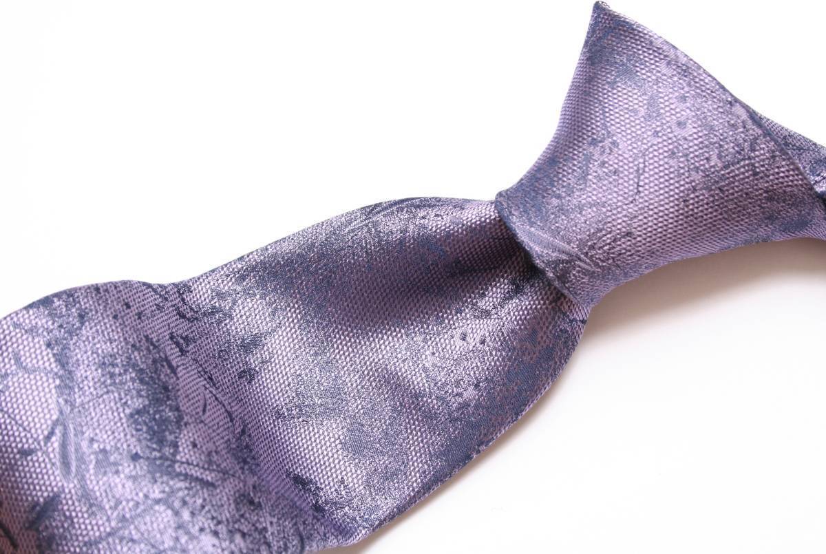 *Calvin Klein*to Len ti. purple. stylish pattern silk necktie [AG] domestic sending CK021* new goods * Calvin * Klein 