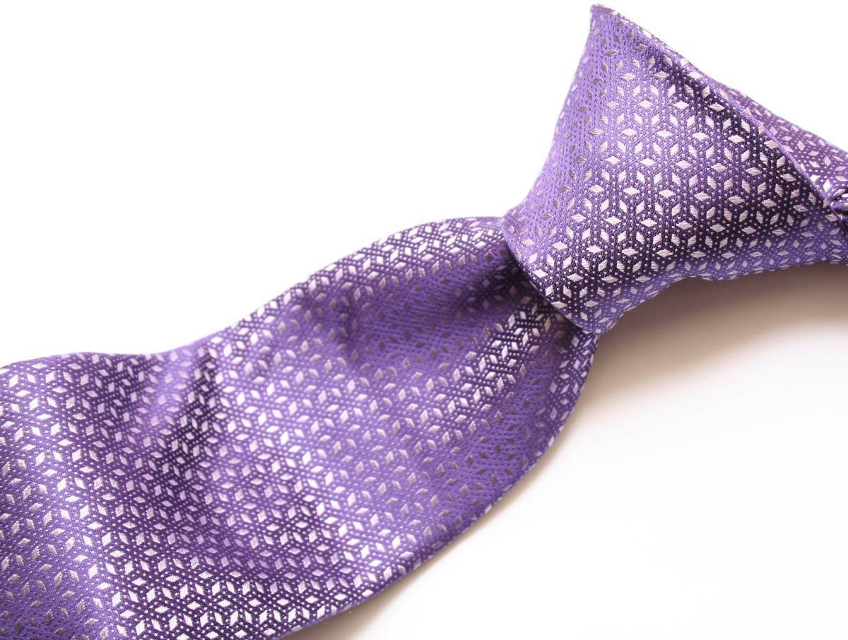 *Michael Kors* прекрасный фиолетовый. модный рисунок шелк галстук [AG] доставка внутри страны @ новый товар @ Michael Kors 