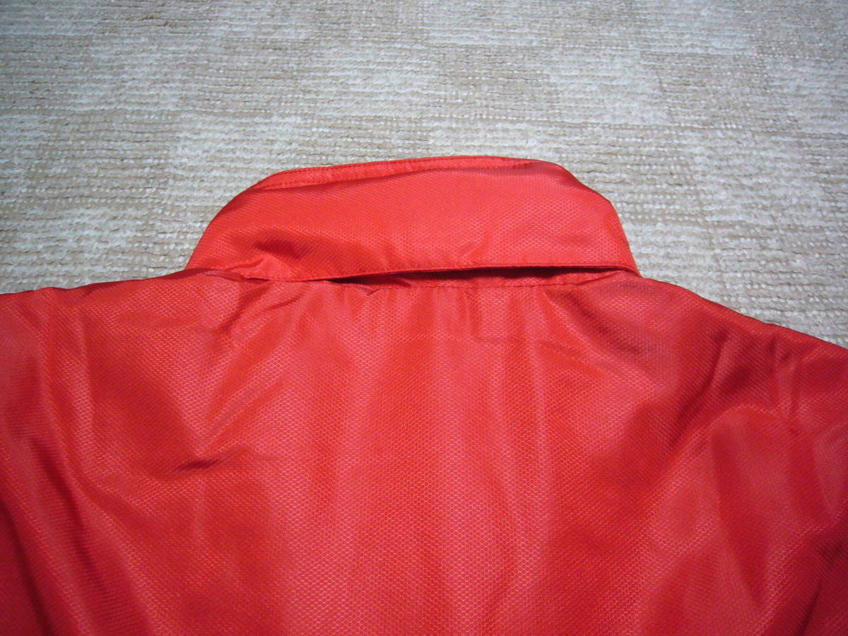 ミズノ 中綿ナイロンジャケット 赤 Lサイズ　定価１万４２００円_画像5