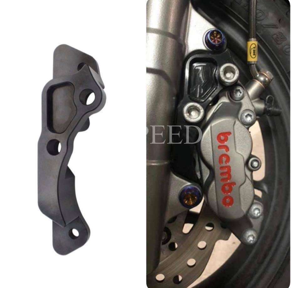 ADV150(KF38) Brembo 4ポットキャリパー 40mm チタン色(新カニ ADV150(KF38) Brembo 4ポットキャリパー 40mm チタン色(新カニ