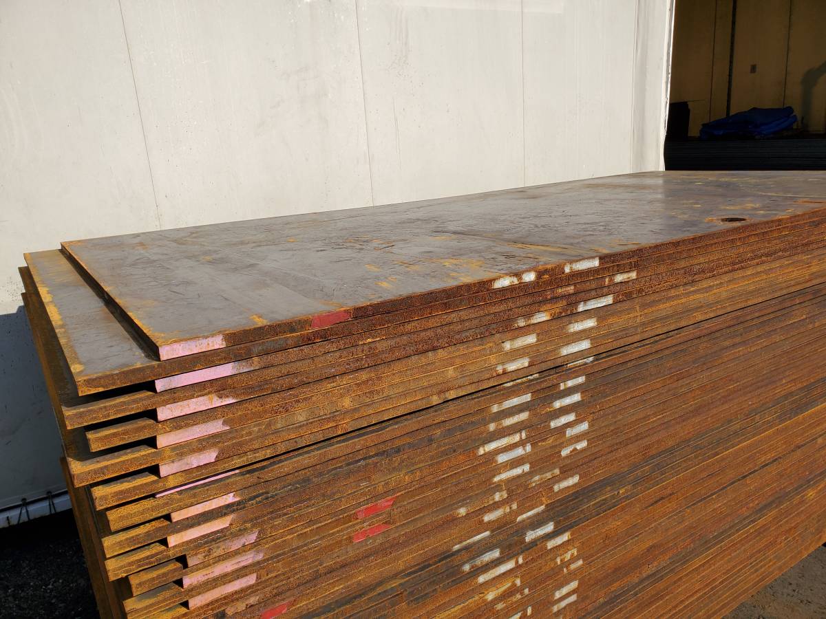 千葉発】新品 敷鉄板 5×10×厚さ22㍉ 未使用 現場 敷き鉄板 寸法 千葉発】新品 敷鉄板 5×10×厚さ22㍉ 未使用 現場 敷き鉄板 寸法