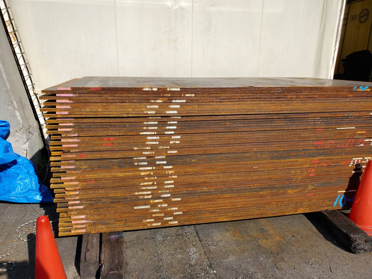 北海道発】新品 敷鉄板 5×10×厚さ22㎜ 未使用 現場 敷き鉄板 北海道発】新品 敷鉄板 5×10×厚さ22㎜ 未使用 現場 敷き鉄板