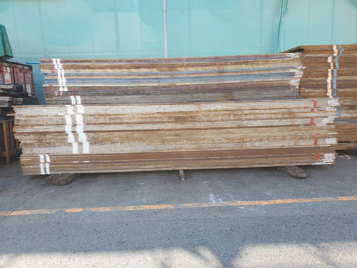 青森発】新品 敷鉄板 未使用 5×20×厚さ22㎜ 現場 敷き鉄板 寸法 青森発】新品 敷鉄板 未使用 5×20×厚さ22㎜ 現場 敷き鉄板 寸法