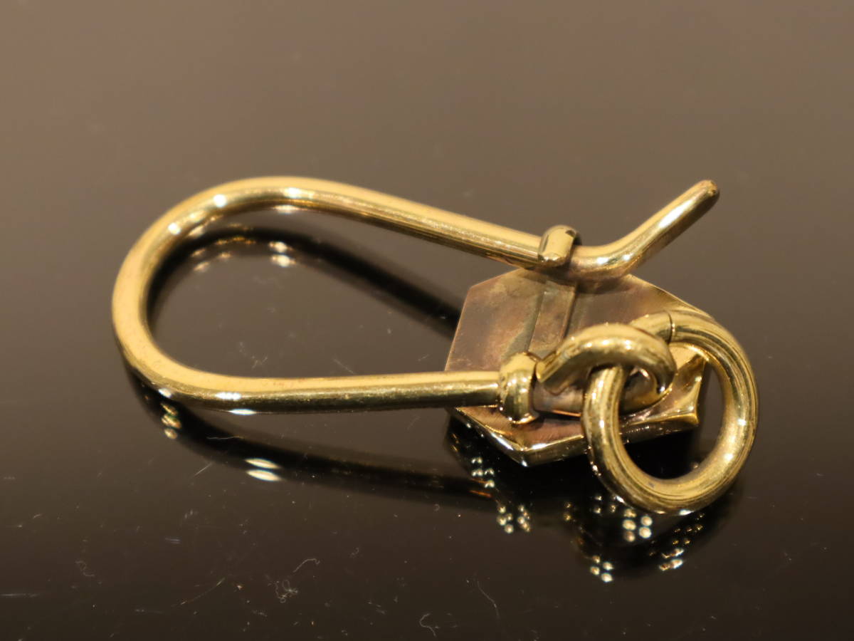  латунный ключ крюк / брелок для ключа красный Stone B01-3