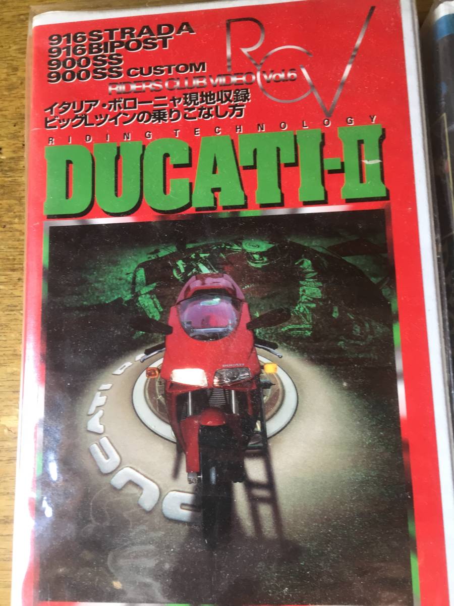  Ducati 916..VHS2 шт. комплект.( воспроизведение. камера магазин san .)