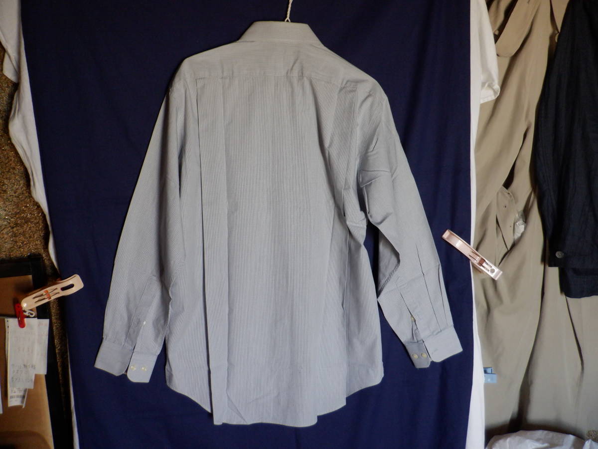 D*URBAN Durban dress shirt casual shirt gray. check pattern LL-XL size L-84