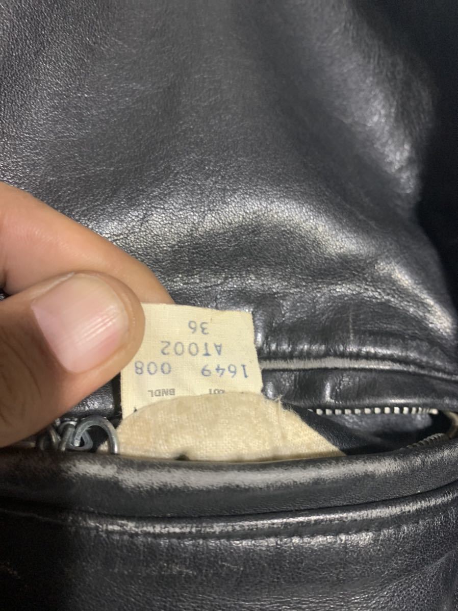ヤフオク! - ヴィンテージ 黒タグ SCHOTT N.Y.C. ショット US...
