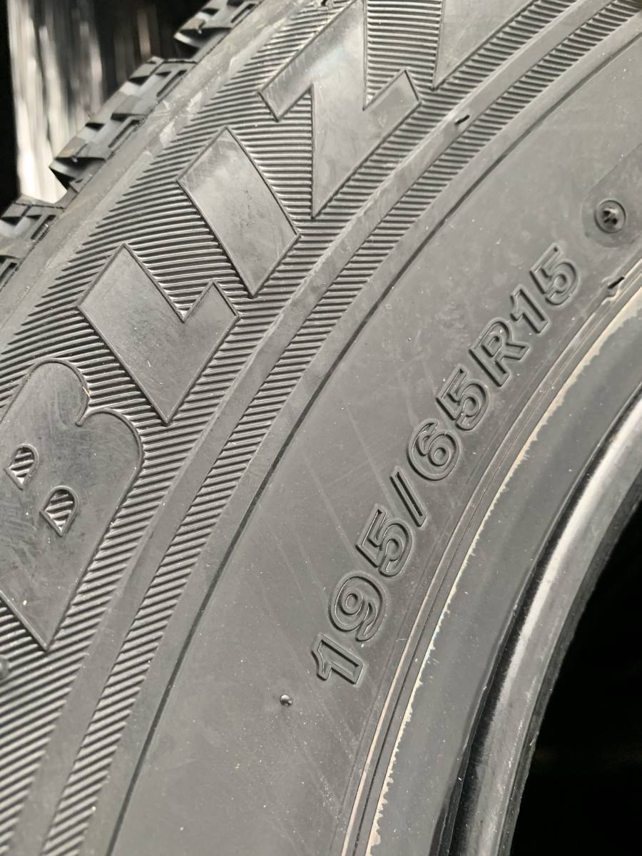 BS　BLLZAK　VRX　新品　195/65R15セット　2019年式　在庫数わずか早者優先順位_画像3