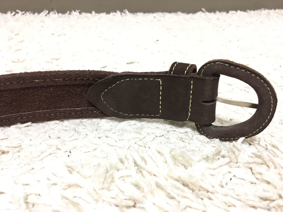 [グアテマラ産現(xiàn)地購入品] レザーベルト 焦茶