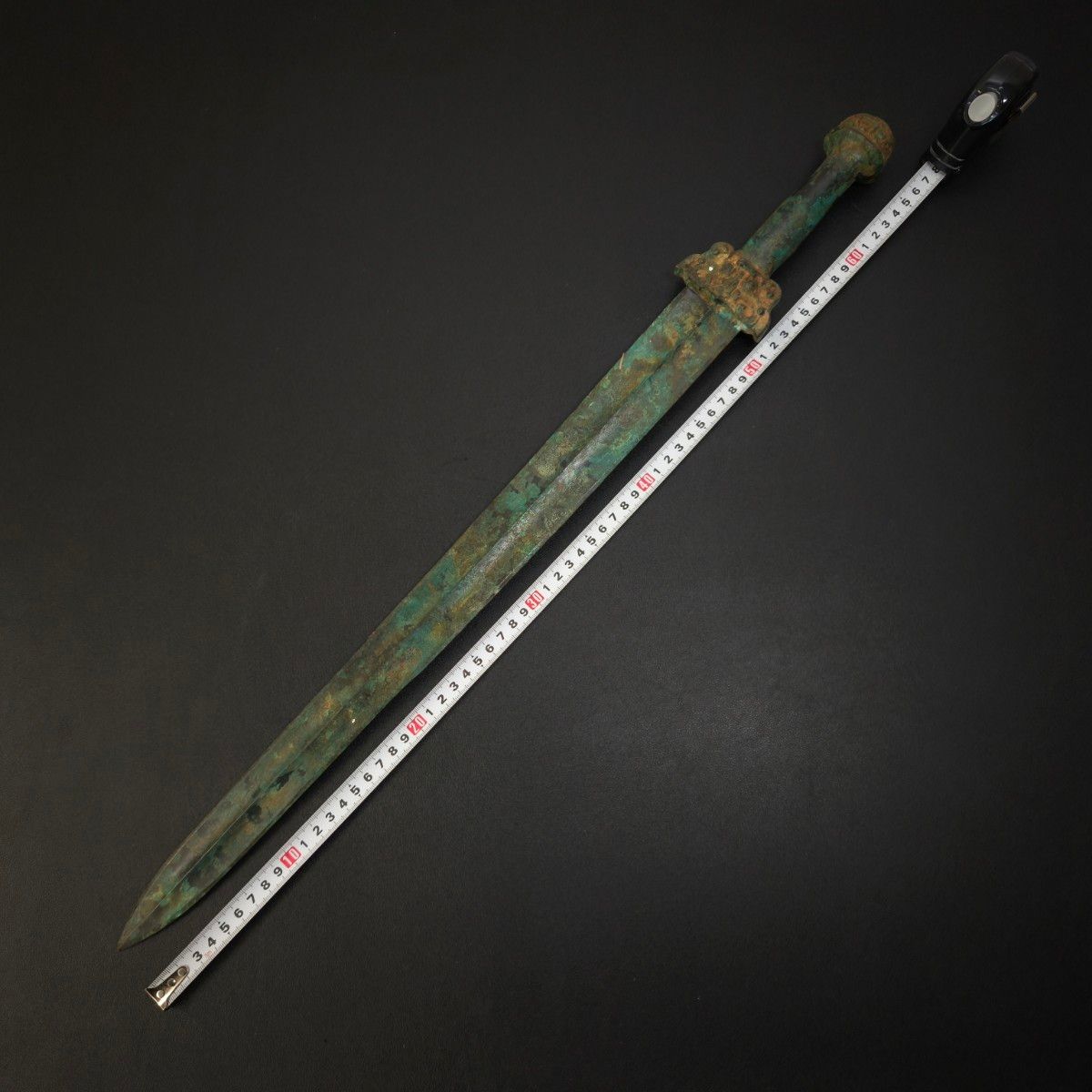 青銅剣　鞘付　銅製置物　インテリア置物　青銅器　長さ62CM　刀剣美術　置物 年末セール 青銅剣 鞘付 銅製置物 インテリア置物 青銅器 長さ66CM