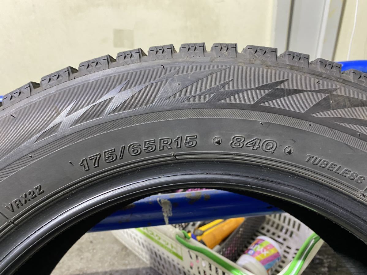 送料無料　175/65R15 84Q（ブリヂストン）BLIZZAK VRX2 4本 B.378_画像8