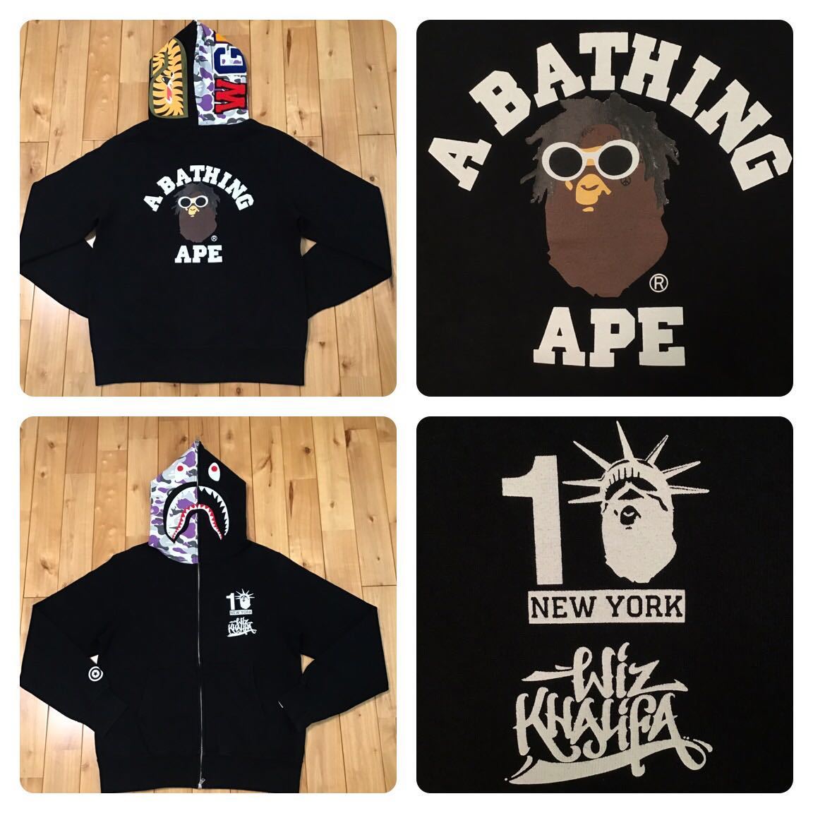 ☆激レア☆ Wiz Khalifa NYC 10th シャーク パーカー Lサイズ shark