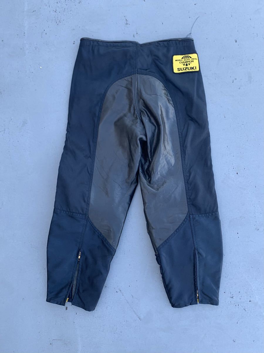 低反発 腰用 希少 70s SUZUKI モトクロス競技用 パンツ | kdcow.com