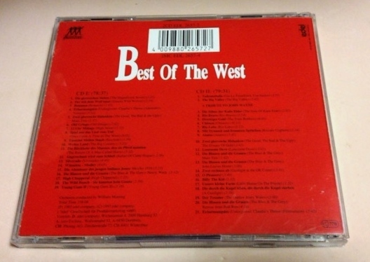 2CD Best of The WEST вестерн музыка из фильмов сборник EU запись /Magnificent Seven,Rawhide,Silverado,Wild Bunch и т.п. 40 искривление 
