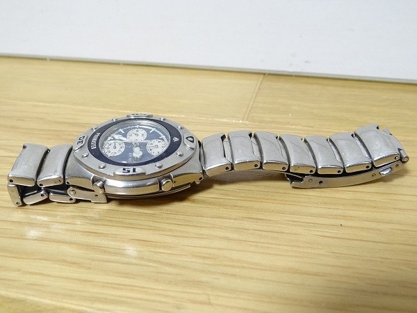 希少 日本製 CITIZEN シチズン PROMASTER プロマスター 6870-H13693 GN-4-S 腕時計 10BAR ダイバー スクリューバック_画像6