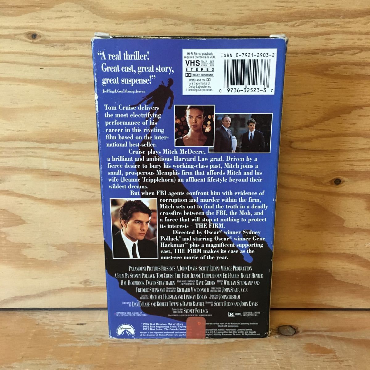 Y7FG2-201125 rare [VHS THE FIRM TOM CRUISE] Tom * cruise The * farm law office work place 