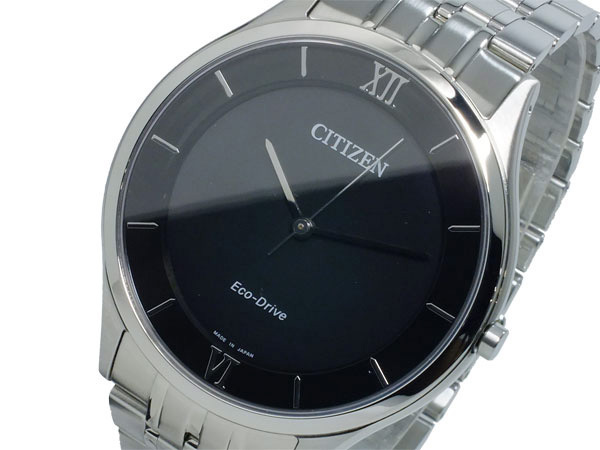 シチズン CITIZEN エコドライブ メンズ 腕時計 AR0070-51E ブラック