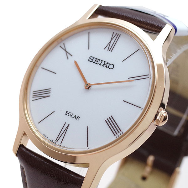 【2022正規激安】 SEIKO セイコー 腕時計 ブラウン ホワイト クォーツ SUP854P1 レディース メンズ アルバ