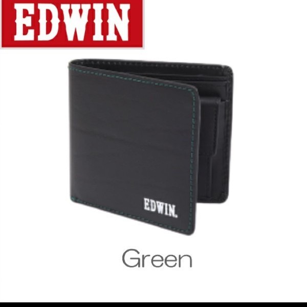 財布 メンズ 二つ折り EDWIN エドウィン ブランド レザー