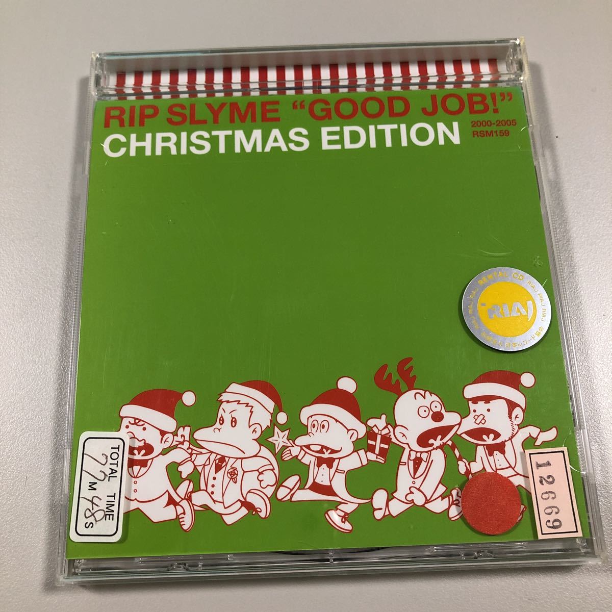 貴重です！RIP SLYME ベスト　CD 　　GOOD JOB 完全生産限定 CHRISTMAS EDITION 【20-09A】_画像2