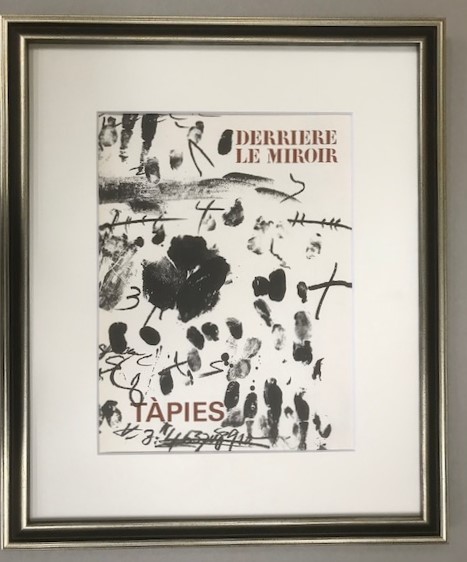 【特価】　≪　　アントニ・タピエス　　≫　　オリジナルリトグラフ【石版画】　Ⅴ　 1968年　　　DERRIERE LE MIROIR