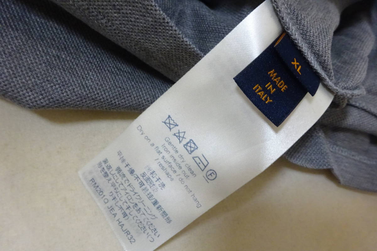 LOUIS VUITTON ルイ・ヴィトン クラシック ショートスリーブ ピケ ポロ グレー XL 1A1S8I ルイ・ヴィトン ポロシャツ 半袖 LOUIS VUITTON ルイ・ヴィトン クラシック ショートスリーブ ピケ ポロ グレー XL 1A1S8I ルイ・ヴィトン ポロシャツ 半袖
