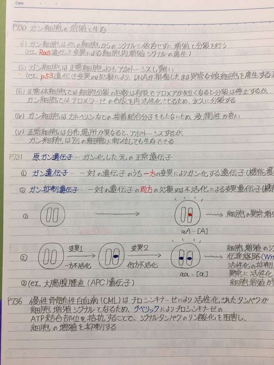 医療系学科定期試験、国家試験対策シリーズ【基礎生物】まとめノート