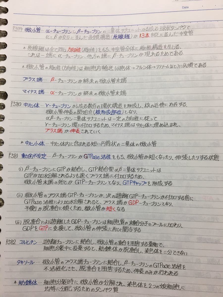 医療系学科定期試験、国家試験対策シリーズ【基礎生物】まとめノート