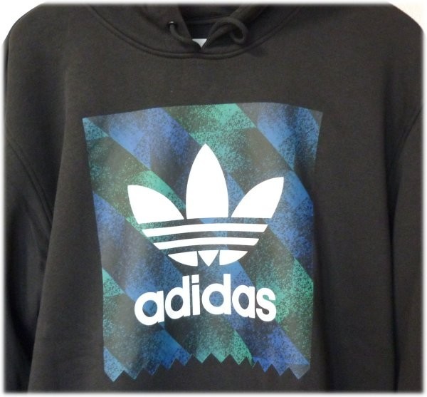 大きいサイズ◆新品未使用◆送料無料●(XO)(2XL)アディダスオリジナルス adidas originals 黒TOWNINGパーカー/裏フリース_画像3