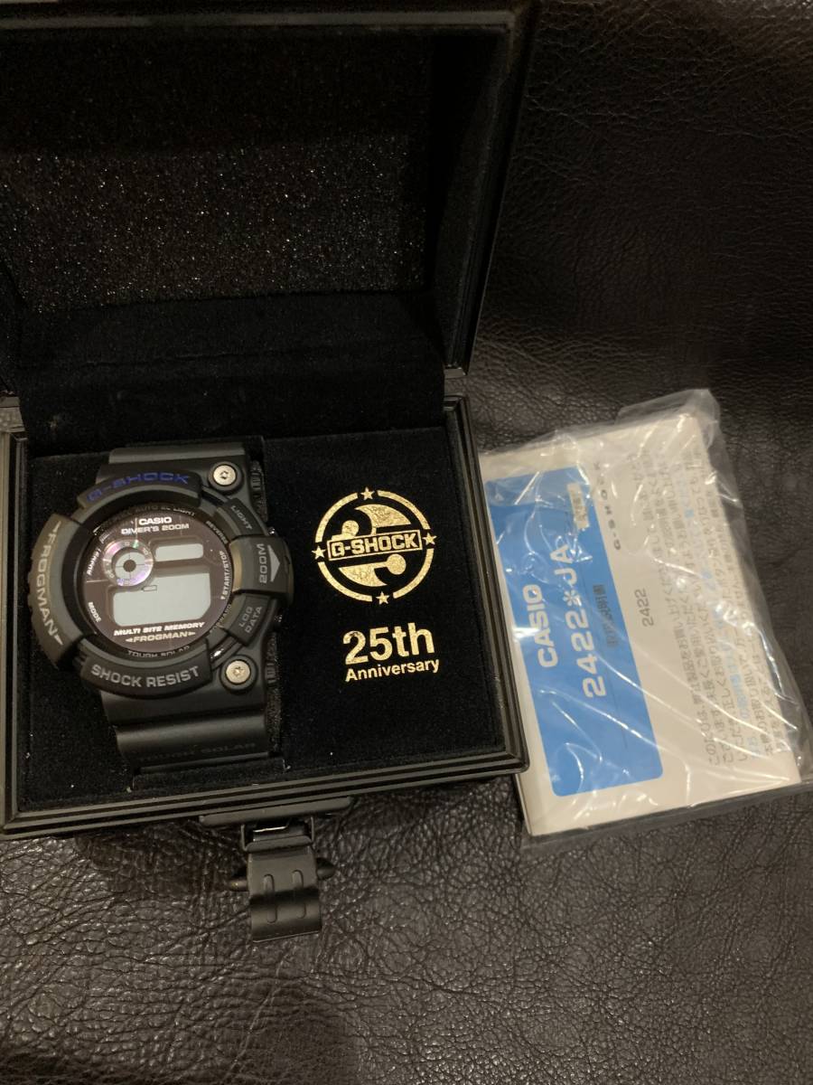 G-SHOCK 【 マスターブルー GW-225C-1JF 】FROGMAN(フロッグマン) 25th記念モデル タフソーラー　ブラック・ブルー・ゴールド_画像4