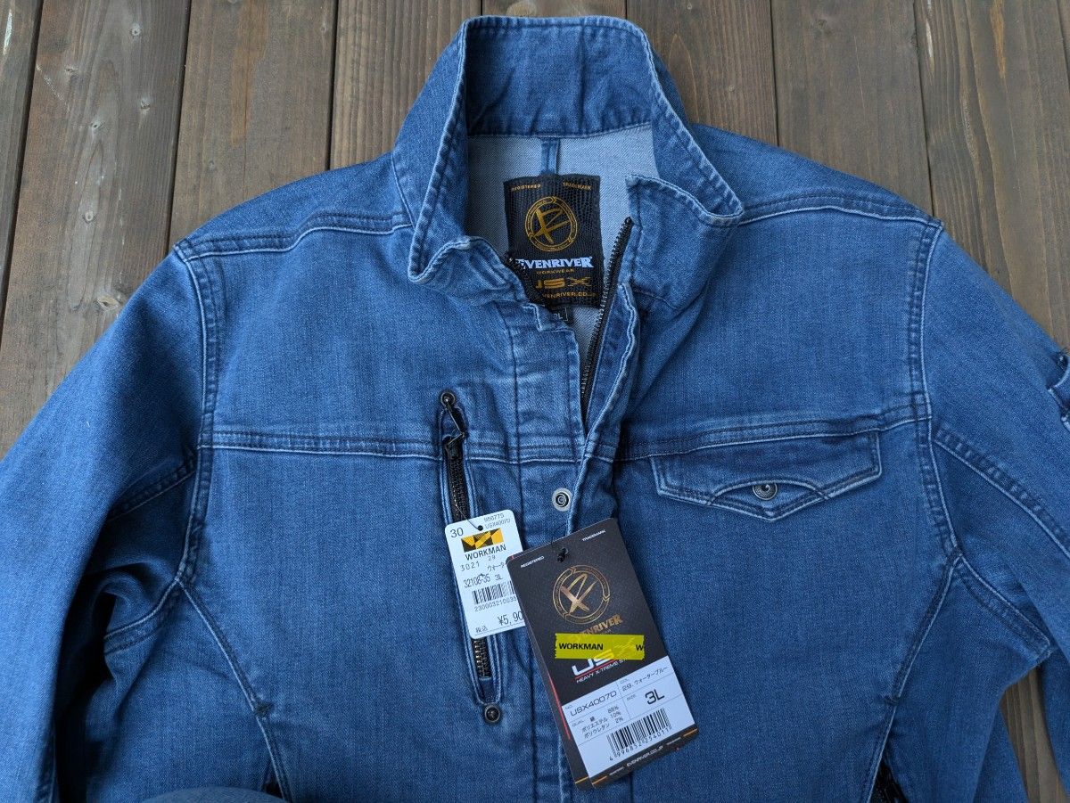 EVENRIVER Work Wear USX4007D 3L ワークマン デニム｜Yahoo!フリマ 