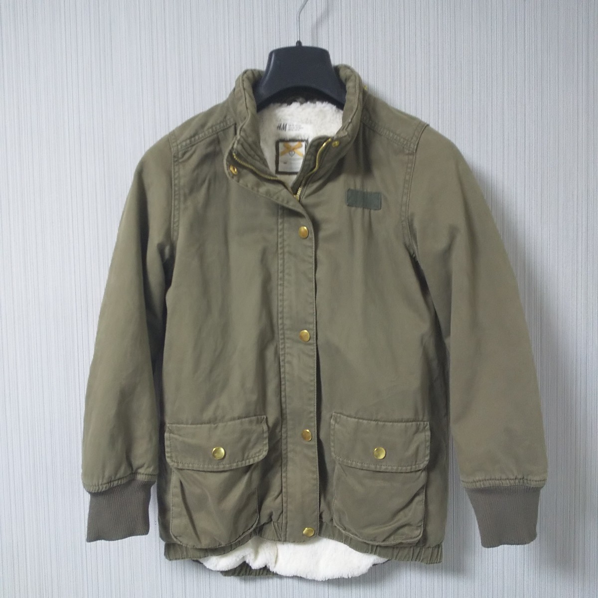 Paypayフリマ H M キッズ ガールズ モッズコート アウター カーキ 140 Paypayフリマ H M キッズ ガールズ モッズコート アウター カーキ 140