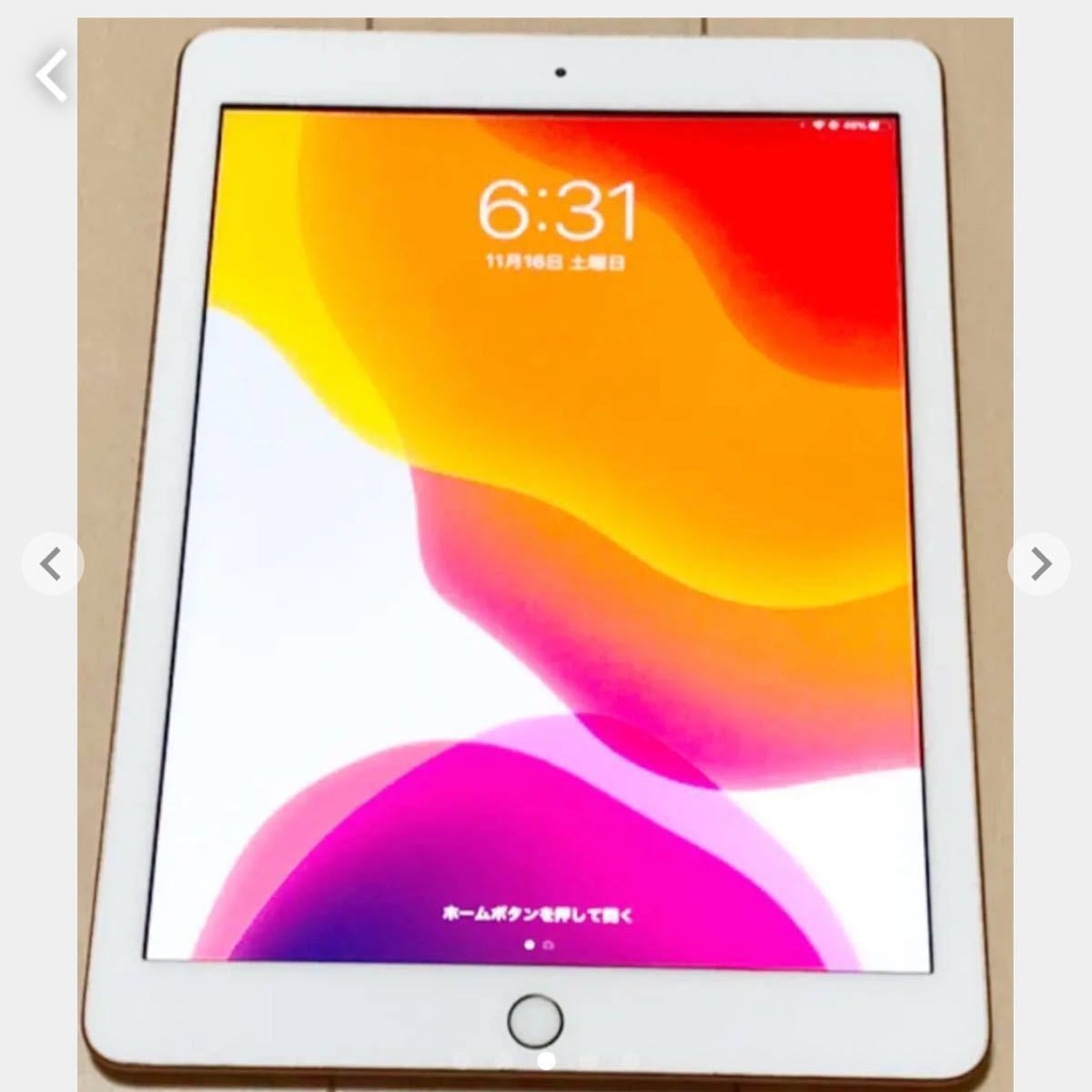 完動品iPad Air2(A1566)本体16GBゴールドWi-Fiモデル送料込 - タブレット