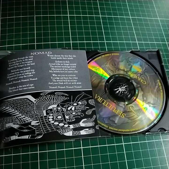 SEPULTURA「CHAOS A.D.」　輸入盤CD　送料込み セパルトゥラ　_画像3