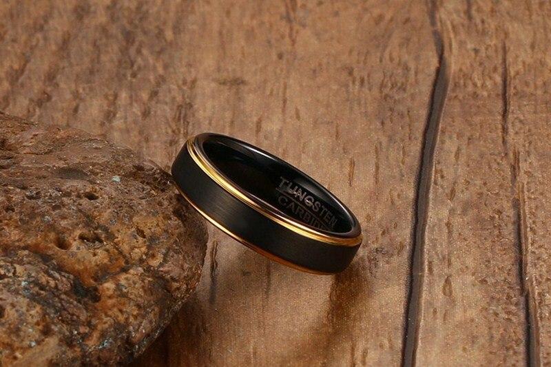  высокое качество ... черный  цвет  5  миллиметр ... кольцо   мужчина ... кольцо   для ... кольцо   подарок 
