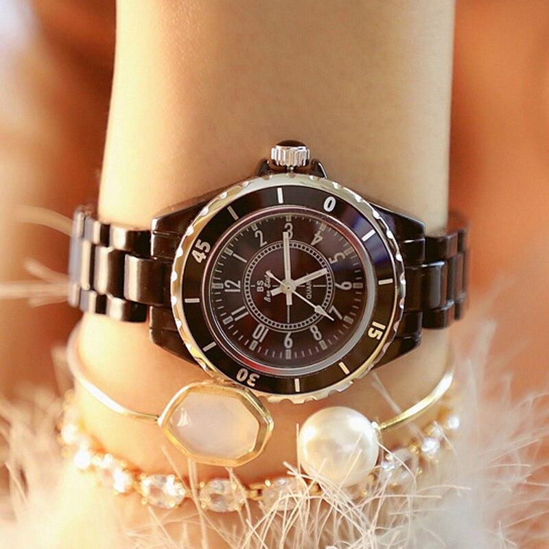 カジュアルクォーツ時計ダイヤルストラップ腕時計女性のドレス時計_画像3