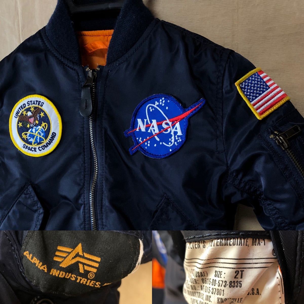 AVIREX MA-1 2T ネイビー 中綿 NASA|Yahoo!フリマ(旧PayPay AVIREX MA-1 2T ネイビー 中綿 NASA|Yahoo!フリマ(旧PayPay