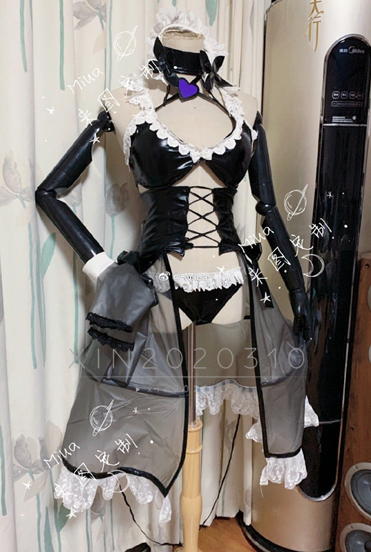 高品質 アズールレーン光同人メイドコスプレ衣装+髪飾り風 靴 高品質 アズールレーン光同人メイドコスプレ衣装+髪飾り風 靴