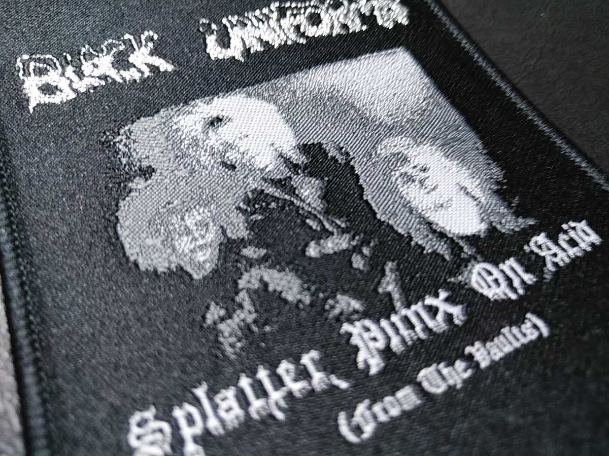 BLACK UNIFORMS 刺繍パッチ ワッペン splatter punx on acid 黒枠 / discharge broken bones anticimex slayer bathory celtic frost_画像2