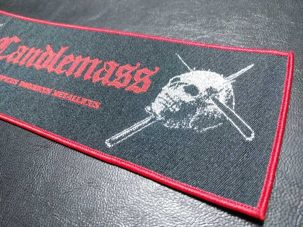 CANDLEMASS 刺繍パッチ ワッペン キャンドルマス / black sabbath saint vitus trouble electric wizard venom slayer bathory_画像3