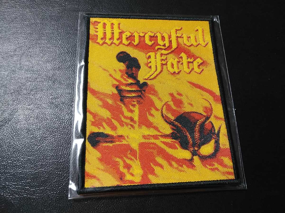 MERCYFUL FATE 刺繍パッチ ワッペン 黒枠 / celtic frost iron maiden metallica slayer judas priest venom motorhead_画像1